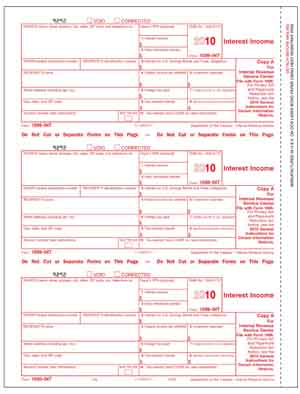Tax Forms - Laser 1099 Format