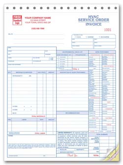 Hvac Service Order Invoice Template from www.print-forms.com